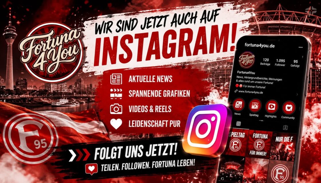 Fortuna4You ist jetzt auch auf Instagram!