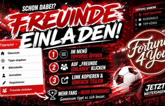 SCHON DABEI? DANN SAGT ES WEITER!