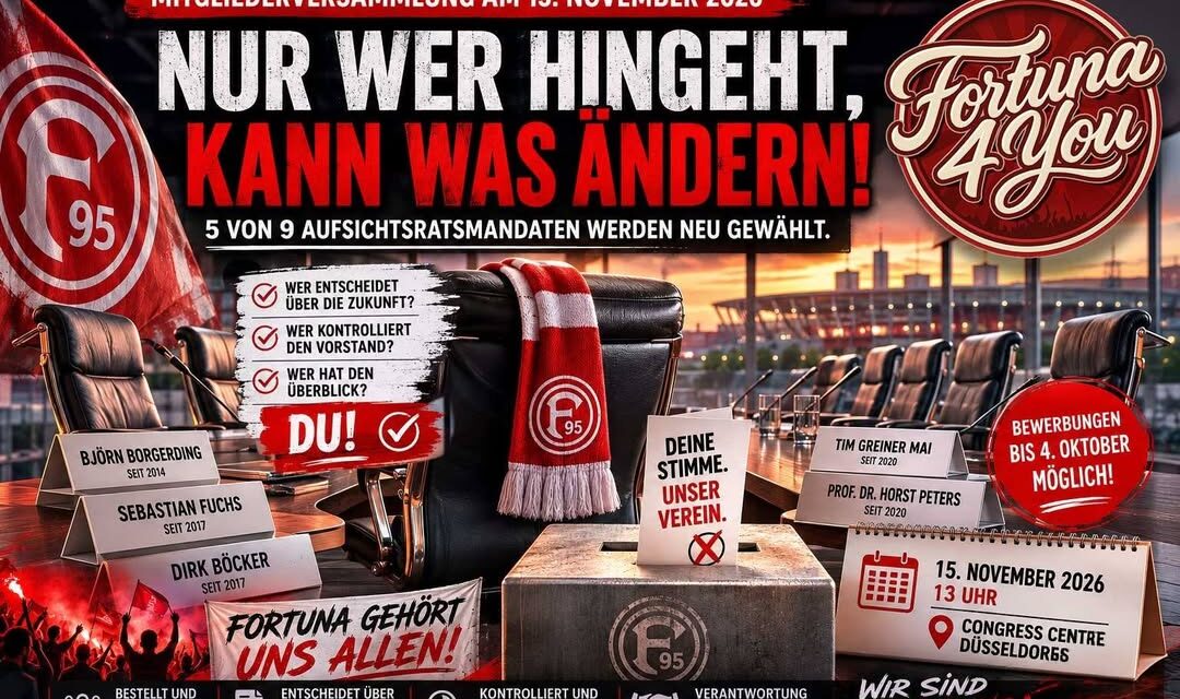 AM 15. NOVEMBER GEHT ES UM MEHR ALS FÜNF STÜHLE AM 15. NOVEMBER GEHT ES UM MEHR ALS FÜNF STÜHLE