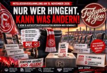 AM 15. NOVEMBER GEHT ES UM MEHR ALS FÜNF STÜHLE
