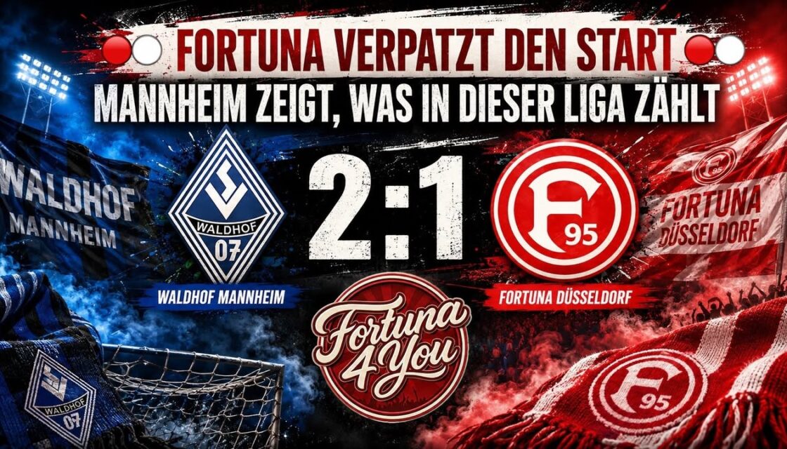 FORTUNA VERPATZT DEN START FORTUNA VERPATZT DEN START