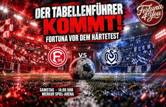 DER TABELLENFÜHRER KOMMT: FORTUNA VOR EINEM HÄRTETEST MIT DERBYWUCHT