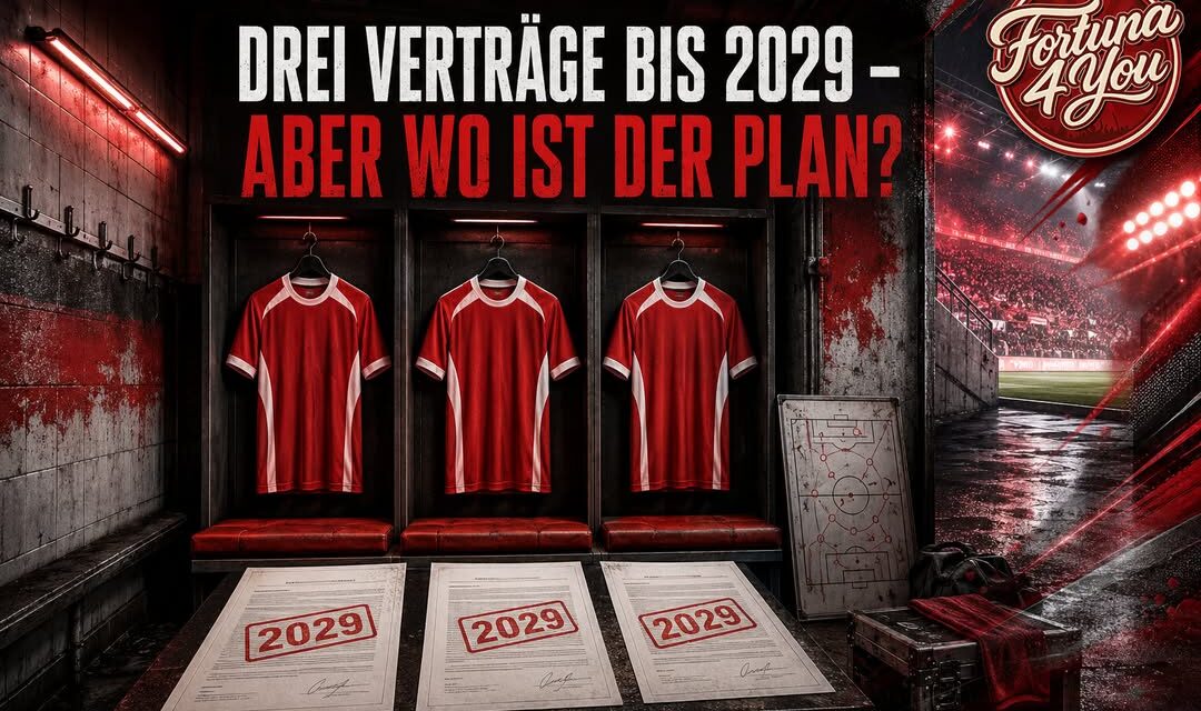 DREI VERTRÄGE BIS 2029 – ABER WO IST DER PLAN? DREI VERTRÄGE BIS 2029 – ABER WO IST DER PLAN?