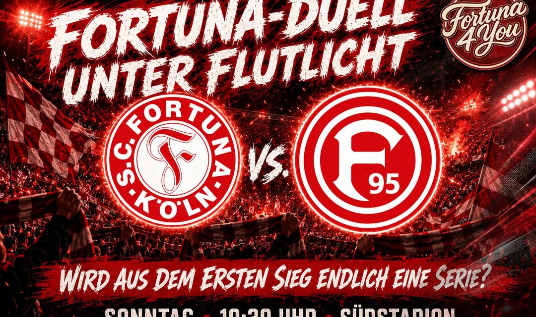 FORTUNA-DUELL UNTER FLUTLICHT: WIRD AUS DEM ERSTEN SIEG ENDLICH EINE SERIE?