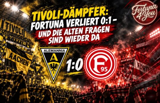 TIVOLI-DÄMPFER: FORTUNA VERLIERT 0:1 – UND DIE ALTEN FRAGEN SIND WIEDER…