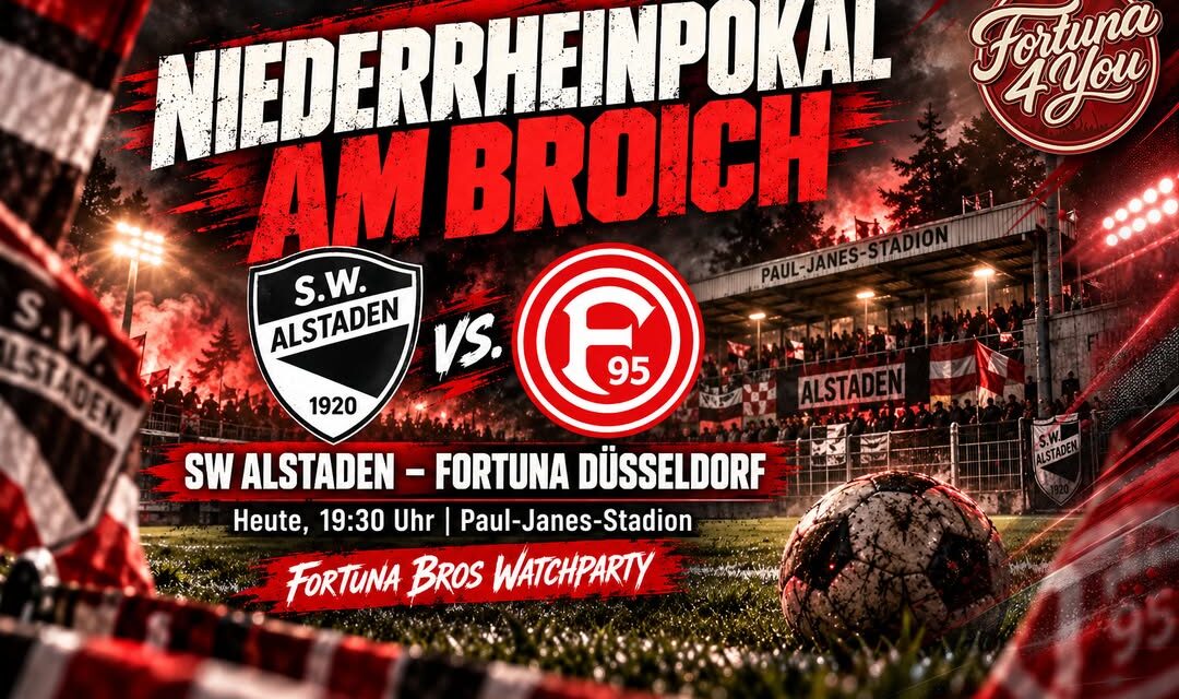 ZURÜCK AM BROICH – FORTUNA MUSS JETZT LIEFERN!