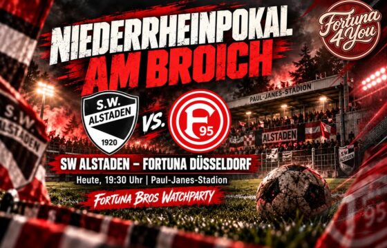 ZURÜCK AM BROICH – FORTUNA MUSS JETZT LIEFERN!