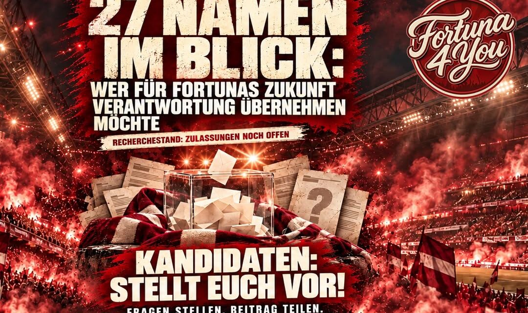 27 NAMEN IM BLICK: WER FÜR FORTUNAS ZUKUNFT VERANTWORTUNG ÜBERNEHMEN MÖCHTE 27 NAMEN IM BLICK: WER FÜR FORTUNAS ZUKUNFT VERANTWORTUNG ÜBERNEHMEN MÖCHTE