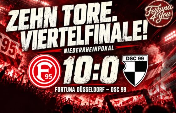 ZEHN TORE AM FLINGER BROICH: FORTUNA MACHT DAS VIERTELFINALE KLAR